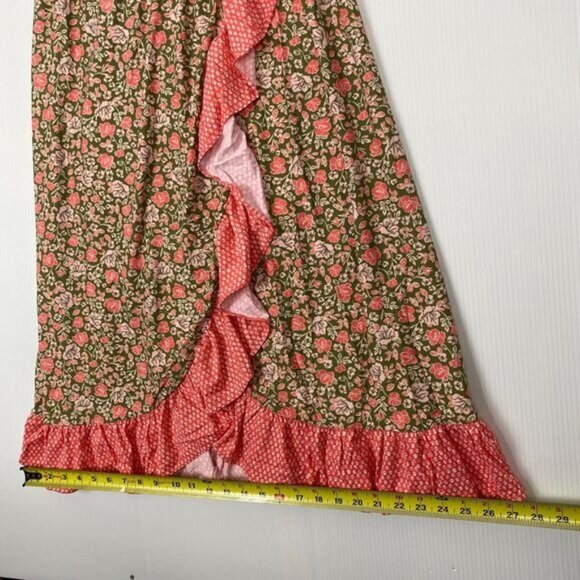 CABANA LIFE S Jetties Beach Off The Shoulder Ruffle Maxi Dress/Cover-up Size L - Picture 15 of 16